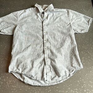 James Campbell Men’s Short Sleeve Button Up XL